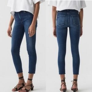 Agolde Sophie Crop fray hem jeans size 25